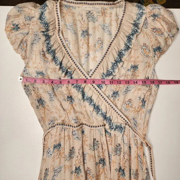 Chelsea & Violet Hi-Lo Prarie Midi Dress Sz S - Picture 11 of 13